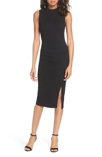 Women's Felicity & Coco Mock Neck Sheath Dress - Black