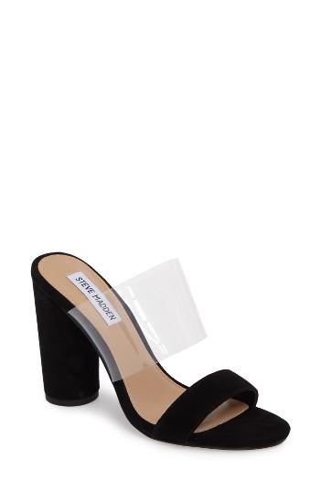 Women's Steve Madden Cheers Slide Sandal M - Black