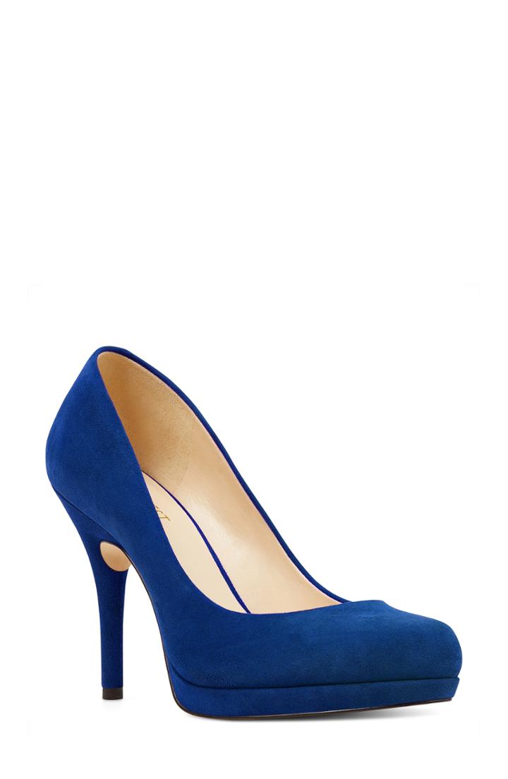 Women's Nine West Kristal Pump .5 M - Blue