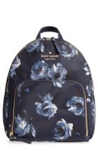 Kate Spade New York Watson Lane Night Rose Hartley Nylon Backpack - Blue