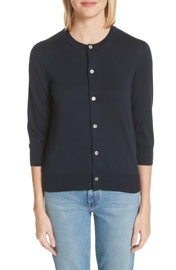 Women's Comme Des Garcons Button Cardigan - Blue