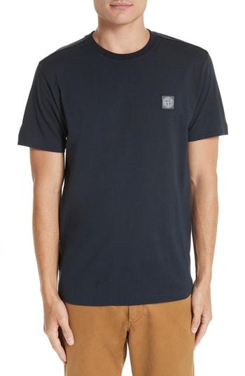Men's Stone Island T-shirt, Size - Blue