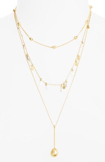 Women's Madewell Organic Shape Layered Necklace