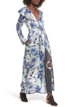 Women's Tularosa Drucilla Floral Print Duster - Blue