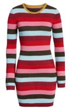 Women's Blanknyc Stripe Sweater Dress - Red