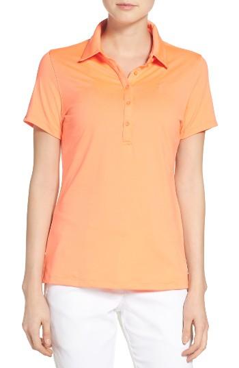 Women's Under Armour 'zinger' Short Sleeve Polo - White
