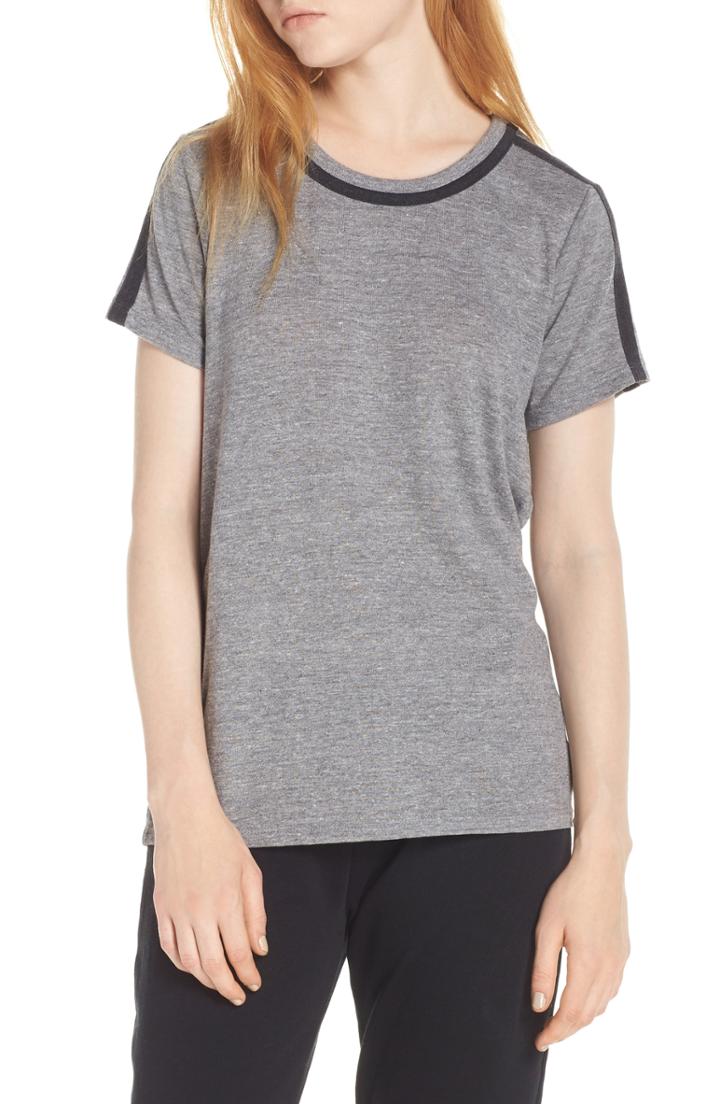 Women's Chaser Contrast Binding Tee - Grey