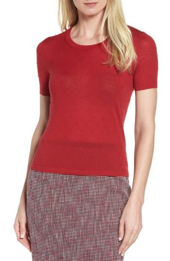 Women's Boss Fineen Wool Dot Jacquard Sweater
