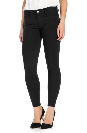 Women's Paige 'verdugo' Ponte Ankle Pants - Black