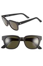 Women's Electric '40five' 50mm Retro Sunglasses - Matte Black/ Grey