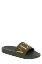 Men's Valentino Slide Sandal Us / 39eu - Grey