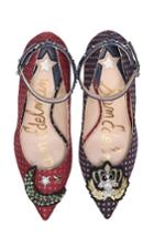 Women's Sam Edelman Hermione Embellished Pump .5 M - Red