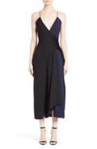 Women's Victoria Beckham Asymmetrical Camisole Dress Us / 10 Uk - Black