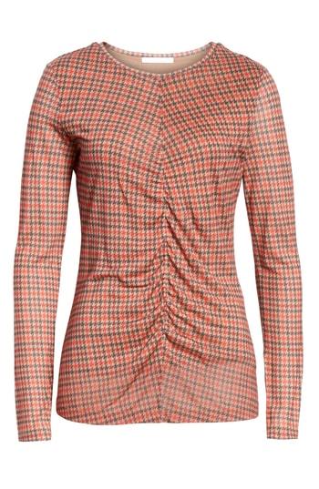 Women's Boss Egila Ruched Top - Red