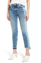 Women's Hudson Jeans Zoeey Front Yoke High Waist Ankle Straight Leg Jeans - Blue
