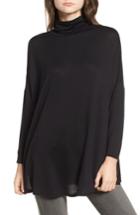 Women's Soprano Mock Neck Tunic - Black