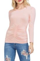 Women's Vince Camuto Cinched Bodice Top, Size - Pink