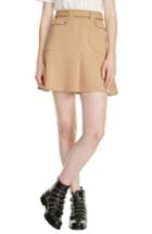 Women's Maje Jelsi Miniskirt - Beige