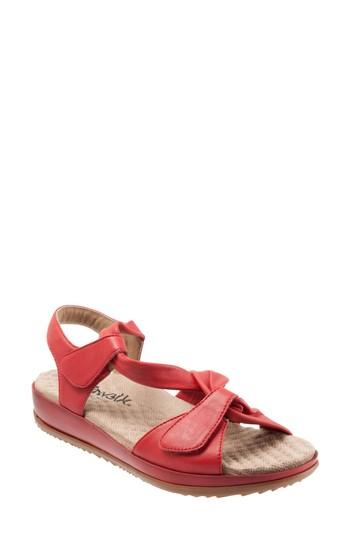 Women's Softwalk Del Rey Sandal N - Red