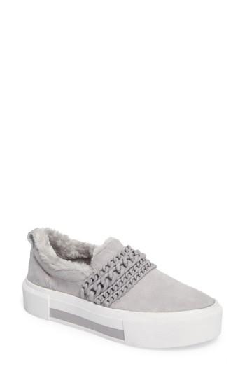 Women's Kendall + Kylie Tory Platform Sneaker M - Grey