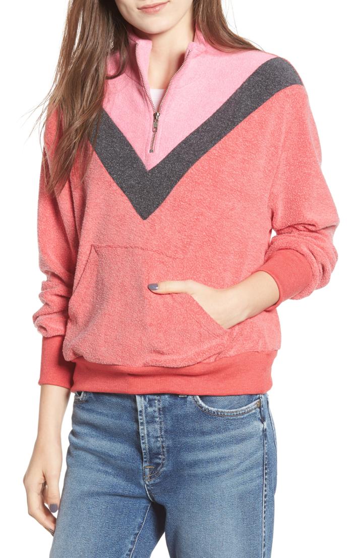 Women's Wildfox Soto Warm-up Sweatshirt