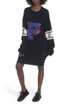 Women's Fenty Puma By Rihanna Longline Varsity Letter Sweater - Black