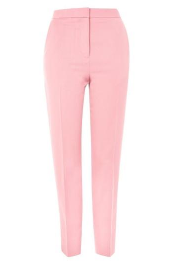 Women's Topshop Tailored Cigarette Trousers Us (fits Like 0) - Pink