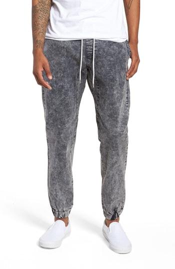 Men's The Rail Acid Wash Jogger Pants - Blue