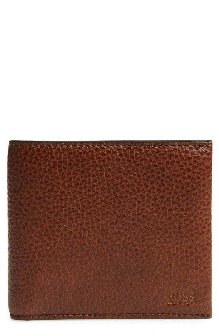 Men's Boss Traveller Leather Wallet -