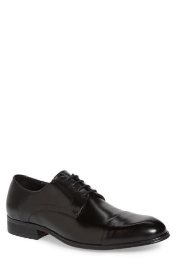 Men's Kenneth Cole New York Cap Toe Derby .5 M - Black