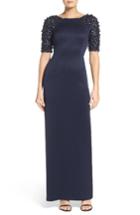 Women's Adrianna Papell Embellished Sleeve Gown