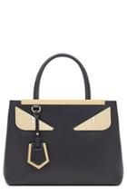 Fendi Petite 2jours Monster Eyes Leather Shopper -