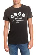 Men's Retro Brand Cbgb Graphic T-shirt - Black