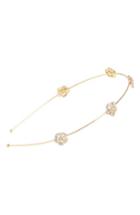 Tasha Mini Rose Skinny Headband, Size - Metallic