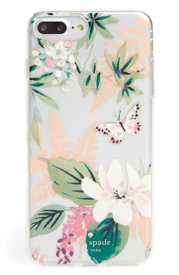 Kate Spade New York Jeweled Botanical Transparent Iphone 7/8 & 7/8 Case -