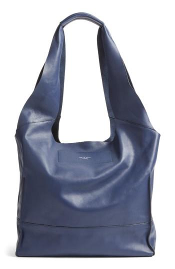 Rag & Bone Walker Leather Tote - Blue