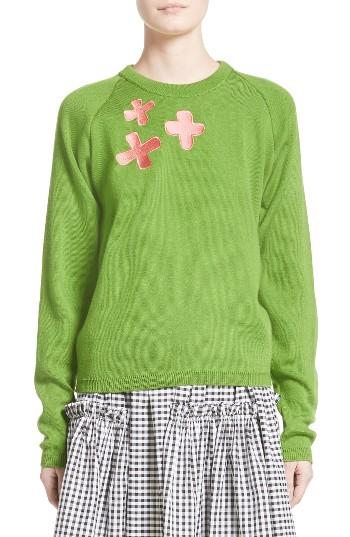 Women's Molly Goddard Charlie Sweater - Green
