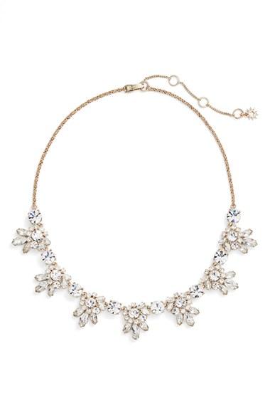Women's Marchesa Frontal Crystal Necklace