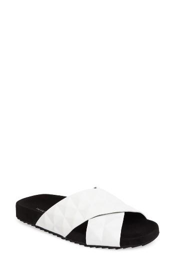 Women's Rebecca Minkoff Tammi Slide Sandal M - White