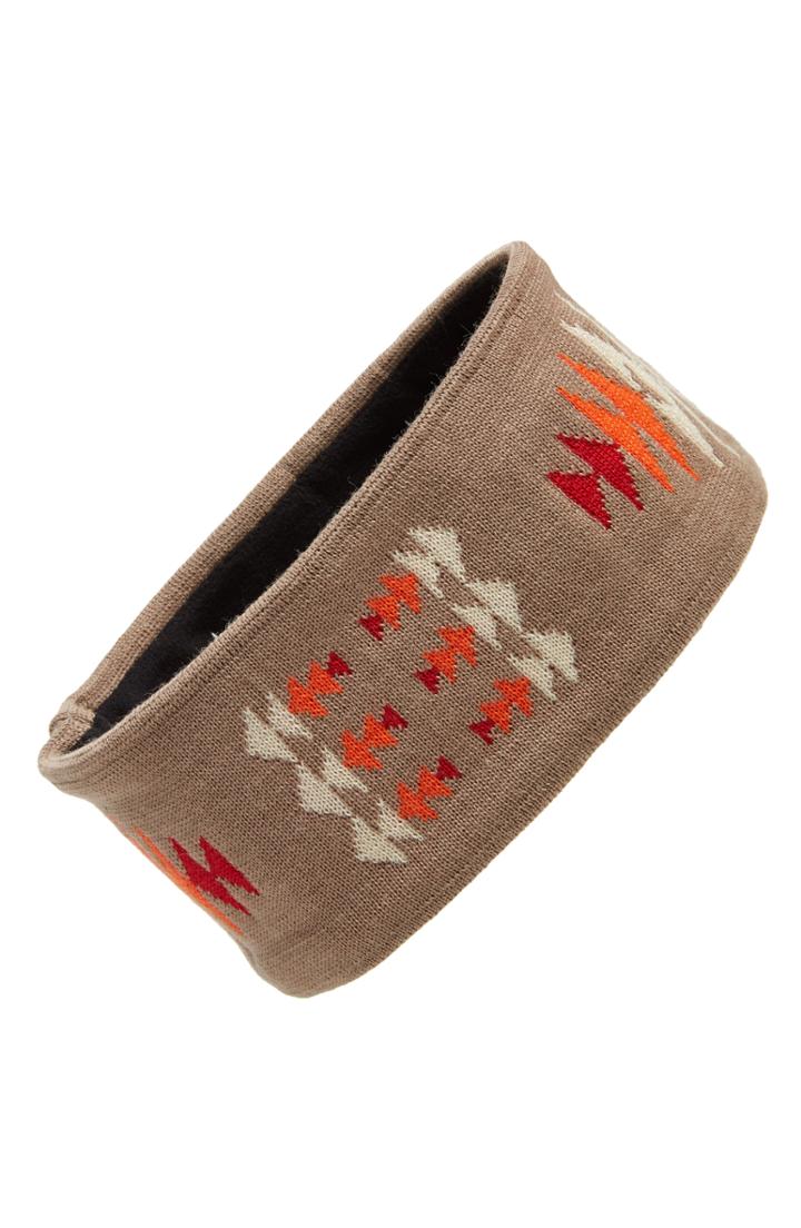 Pendleton Fleece Lined Headband, Size - Brown