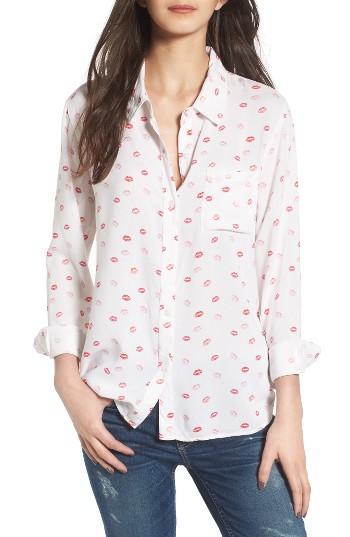 Women's Rails Rocsi Lipstick Print Shirt