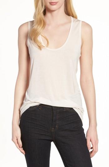 Women's J.crew Scoopneck Drapey Tank
