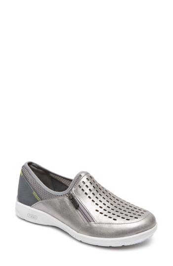 Women's Rockport Truflex Slip-on Sneaker .5 M - Grey