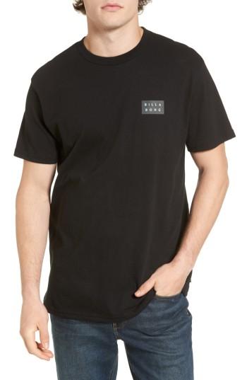 Men's Billabong Fill Die Cut T-shirt - Black
