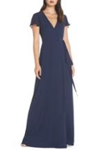 Women's Show Me Your Mumu Noelle Wrap Dress, Size - Blue