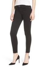 Women's 7 For All Mankind B(air) - Raw Hem Ankle Skinny Jeans - Black