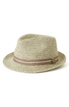 Men's Goorin Brothers Keep It Real Straw Trilby - Grey