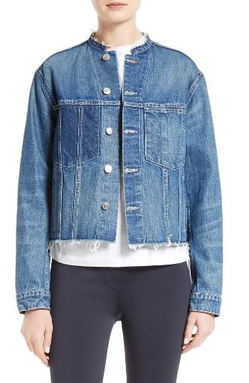 Women's Helmut Lang Ghost Wash Denim Jacket