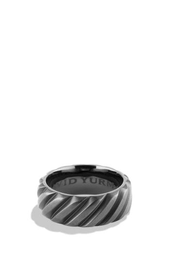 Men's David Yurman 'modern Cable' Wide Band Ring