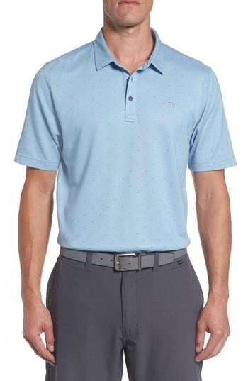 Men's Travis Mathew Thackerson Jacquard Pique Polo